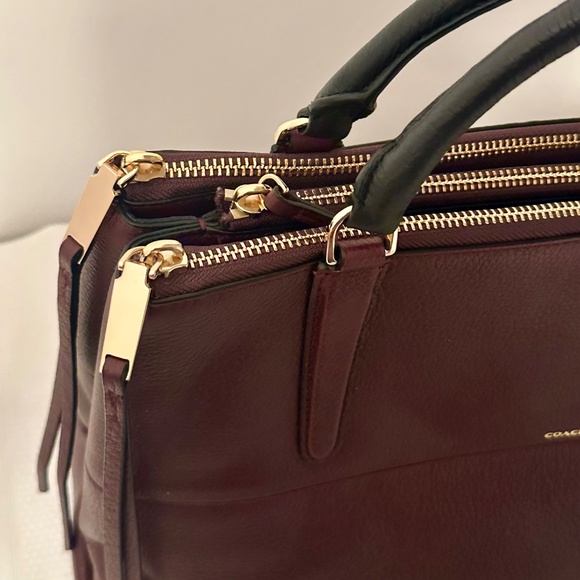 Coach Brough Bag Oxblood | NWT - Picture 2 of 16
